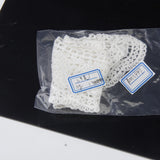 Maxbell 3x1pair White Flower DIY Lace Collar Sewing Craft Neckline Trimming Decoration