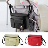 Maxbell Multi-function Baby Carriages Diaper Nappy Bag Mummy Shoulder Bag Red