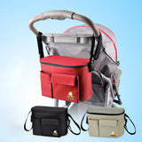 Maxbell Multi-function Baby Carriages Diaper Nappy Bag Mummy Shoulder Bag Red