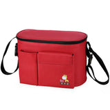Maxbell Multi-function Baby Carriages Diaper Nappy Bag Mummy Shoulder Bag Red