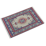 Maxbell Dollhouse Furniture Miniature Woven Rug Multi- Colored Carpet