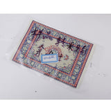 Maxbell Sef of 3PCS Miniature 1:12 Dollhouse Woven Rug Floor Carpet Decor For Livingroom