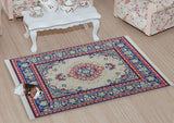 Maxbell Sef of 3PCS Miniature 1:12 Dollhouse Woven Rug Floor Carpet Decor For Livingroom