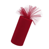 Maxbell Mutil 6" x 25 yard Tulle Roll Spool Tutu Wedding Decor Bow Red