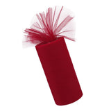 Maxbell Mutil 6" x 25 yard Tulle Roll Spool Tutu Wedding Decor Bow Red