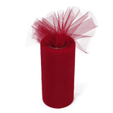 Maxbell Mutil 6" x 25 yard Tulle Roll Spool Tutu Wedding Decor Bow Red