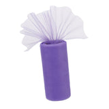 Maxbell Mutil 6" x 25 yard Tulle Roll Spool Tutu Wedding Decor Bow Light Purple