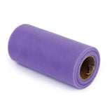 Maxbell Mutil 6" x 25 yard Tulle Roll Spool Tutu Wedding Decor Bow Light Purple