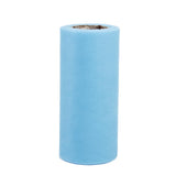 Maxbell Mutil 6" x 25 yard Tulle Roll Spool Tutu Wedding Decor Bow Lake Blue