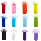 Maxbell Mutil 6" x 25 yard Tulle Roll Spool Tutu Wedding Decor Bow Sky Blue
