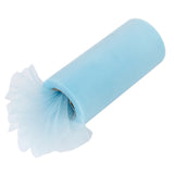 Maxbell Mutil 6" x 25 yard Tulle Roll Spool Tutu Wedding Decor Bow Sky Blue