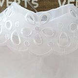 Maxbell Wholesale 6pcs White Women Lace Fake Half Shirt Blouse Collar Cotton Accessroy