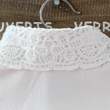 Maxbell Wholesale 6pcs White Women Lace Fake Half Shirt Blouse Collar Cotton Accessroy