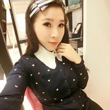Maxbell Wholesale 6pcs White Women Lace Fake Half Shirt Blouse Collar Cotton Accessroy