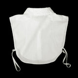 Maxbell Wholesale 6pcs White Women Lace Fake Half Shirt Blouse Collar Cotton Accessroy