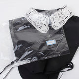 Maxbell 2pcs Black Women Lace Fake Half Shirt Blouse Collar Detachable Costume Accessroy