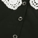 Maxbell Wholesale 6pcs White Women Lace Fake Half Shirt Blouse Collar Cotton Accessroy