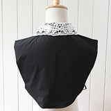 Maxbell 2pcs Black Women Lace Fake Half Shirt Blouse Collar Detachable Costume Accessroy