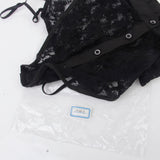Maxbell 2pcs Black Women Lace Fake Half Shirt Blouse Collar Detachable Costume Accessroy