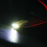 Maxbell 10pcs Model Cars with Light for Scenery Layout or Diorama 12V+10pcs Model Street Lamp Lights Single Head for Model Train Layout Scenery