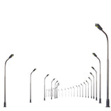 Maxbell 20x10x Model Street Lamp Lights Single Head for Model Train Layout Scene 1:200