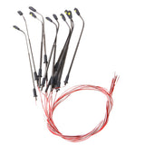 Maxbell 4x10x Model Street Lamp Lights Single Head for Model Train Layout Scene 1:200