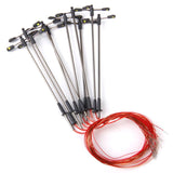 Maxbell 20 MODEL DOUBLE LED LIGHTS METAL LAMP POST TRAIN GARDEN PARK STREET SCENERY N