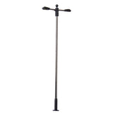 Maxbell 4x10pcs Model Street Lamp Lights Double Head for Model Train Layout Scenery