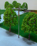 Maxbell 20 MODEL DOUBLE LED LIGHTS METAL LAMP POST TRAIN GARDEN PARK STREET SCENERY N