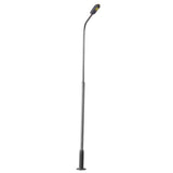 Maxbell 8x10pcs Model Street Lamp Lights Single Head for Model Train Layout Scenery