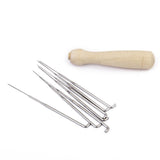 Maxbell 3xSet 7pcs Felting Needles with Wood Handle Wool Felt Tool Felting Starter Kit