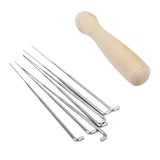 Maxbell 3xSet 7pcs Felting Needles with Wood Handle Wool Felt Tool Felting Starter Kit