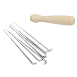 Maxbell 3xSet 7pcs Felting Needles with Wood Handle Wool Felt Tool Felting Starter Kit