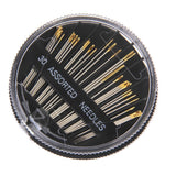 Maxbell Wrist Magnetic Pin Holder and 1 Set Assorted Hand Sewing Needles for Craft