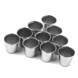Maxbell 4x10pcs Vintage Sewing Thimble for DIY Crafts 12x13mm -Silver