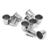 Maxbell 4x10pcs Vintage Sewing Thimble for DIY Crafts 12x13mm -Silver