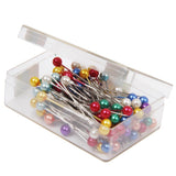 Maxbell Wrist Magnetic Pin Holder & Colorful Pearl Head Sewing Pins for Dressmaker