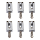 6pcs Electric Guitar Bridge Saddles Guitar Parts