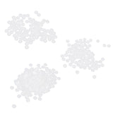 Maxbell 25x100x Resin Buttons Snaps Fasteners Poppers White Craft Cloth DIY 12.4MM