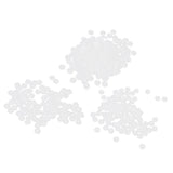 Maxbell 25x100x Resin Buttons Snaps Fasteners Poppers White Craft Cloth DIY 12.4MM