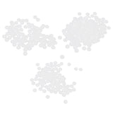 Maxbell 25x100x Resin Buttons Snaps Fasteners Poppers White Craft Cloth DIY 12.4MM
