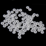 Maxbell 25x100x Resin Buttons Snaps Fasteners Poppers White Craft Cloth DIY 12.4MM