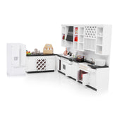 Maxbell 1/12 Dollhouse Miniature Furniture Kitchen Cabinet TV Cabinet Living Room