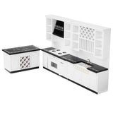 Maxbell 1/12 Dollhouse Miniature Furniture Kitchen Cabinet TV Cabinet Living Room