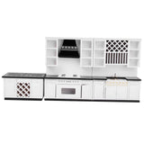 Maxbell 1/12 Dollhouse Miniature Furniture Kitchen Cabinet TV Cabinet Living Room