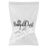 Maxbell 20xJeans Glossy Buttons Hammer on 20mm Pack of 6 Sets Silver
