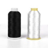 Maxbell 2X 5000M Embroidery Sewing Machine Industrial Polyester Thread Metre Cone