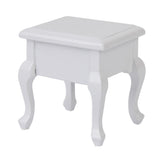 Maxbell 1/12 Dollhouse Miniature Furniture Wooden Bedside Cabinet White