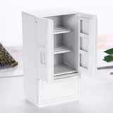 Maxbell Doll House Dollhouse Miniatures Double Door 7.2x5.4x13.7cm Kitchen Ornaments