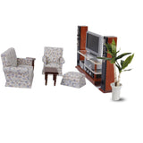Maxbell 1:12 Dollhouse Miniature Furniture TV DVD Surround Sound Set